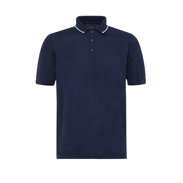 Navy Dry Fit Premium Short Sleeve Polo Shirt For Men